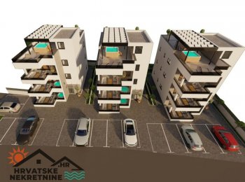 Apartmani u novim zgradama 170 metara od plaže